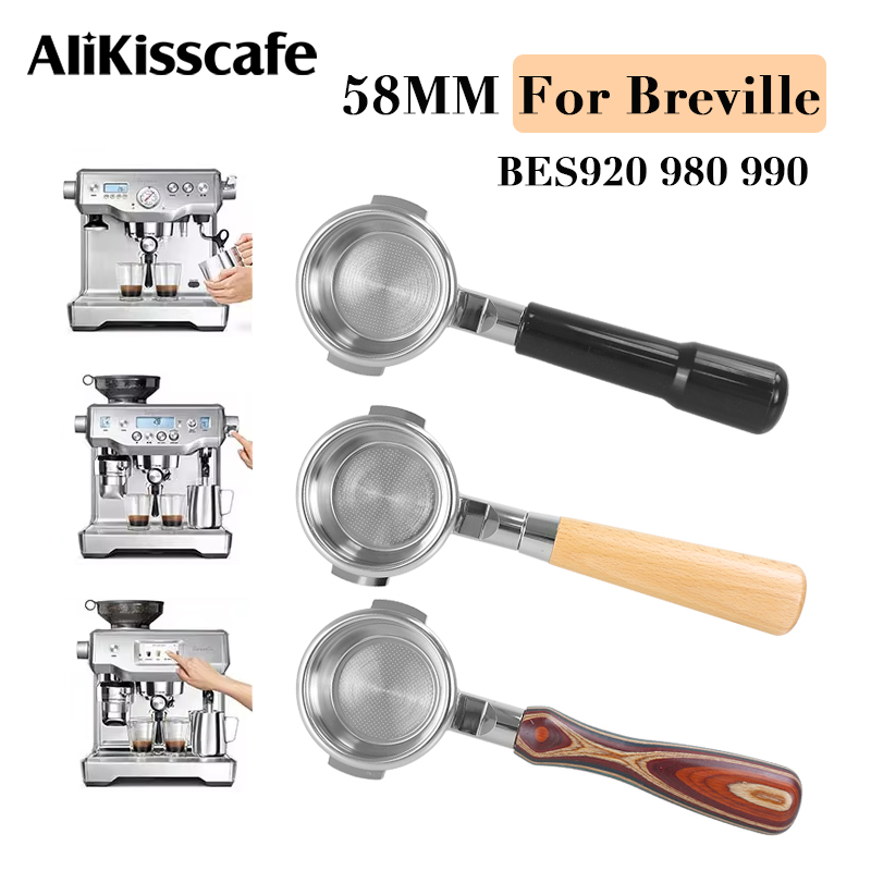 Coffee Equipment Espresso - 58MM Bottomless Portafilter For Breville BES920