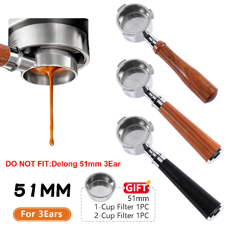 Coffee Equipment Espresso - Coffee Bottomless Portafilter 51mm For Homix