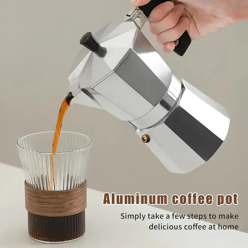 Coffee Equipment Espresso - Classic Aluminum Moka Pot 50-300ML Household