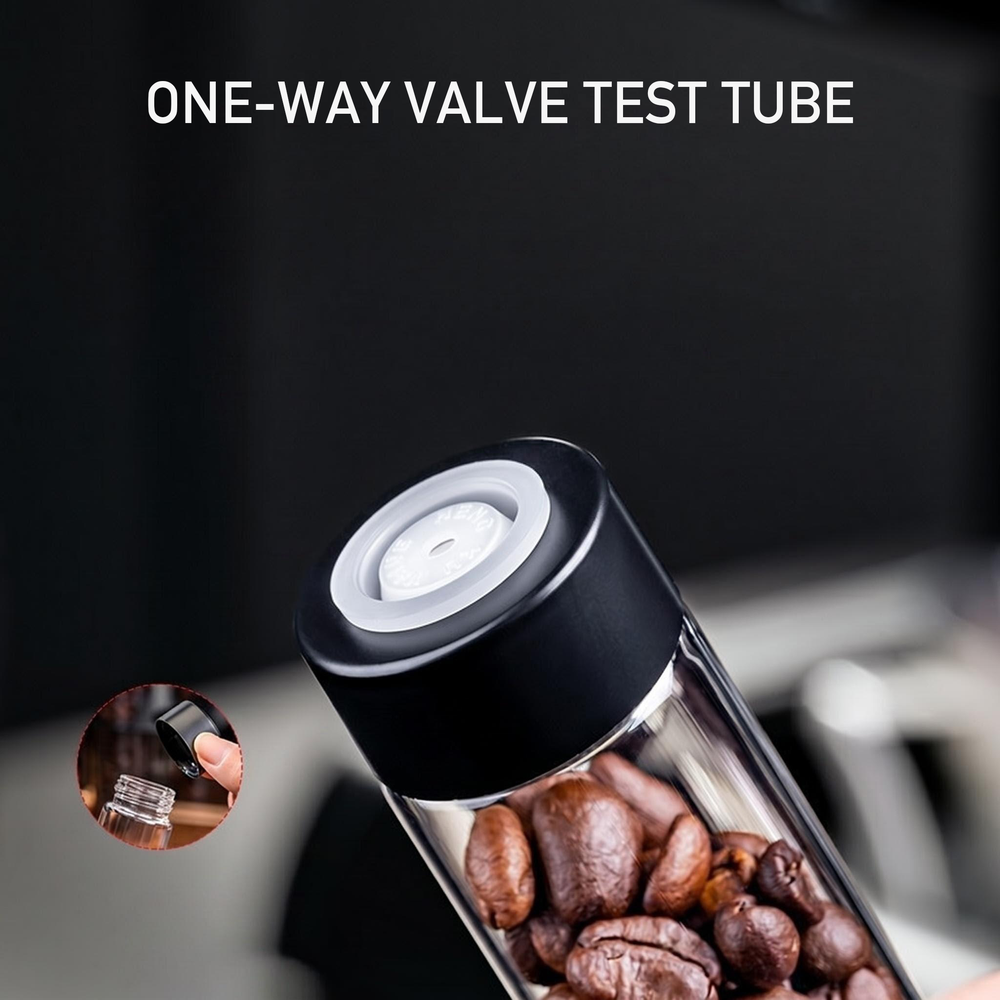 Sealed Glass 12Tubes Coffee Be - Coffee Equipment Organizer recension och pris