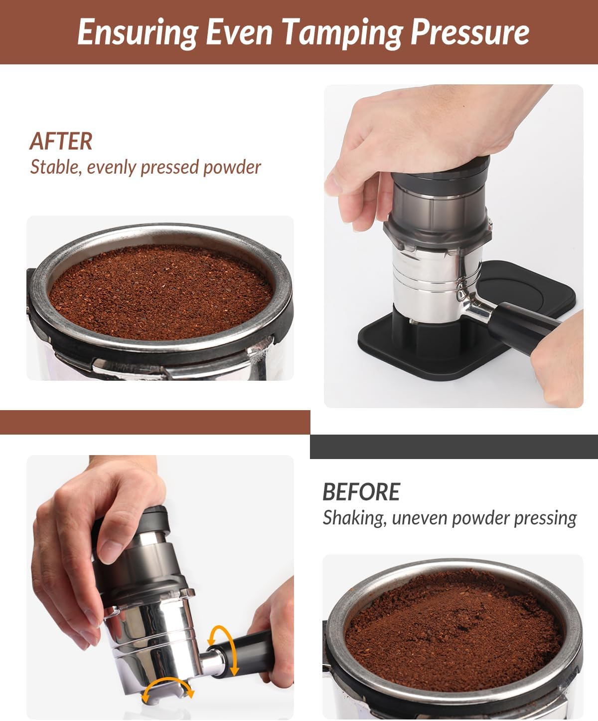 Tamping Mat for Ninja Luxe Caf - Coffee Equipment Organizer recension och pris