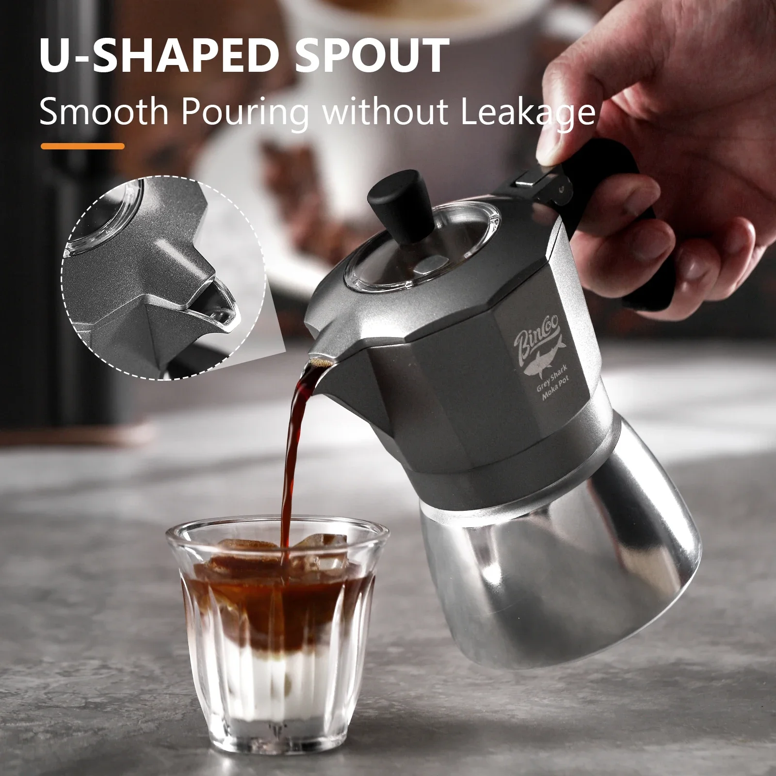 Bincoo 2 Cups Double Valve Mok - Coffee Equipment Espresso recension och pris