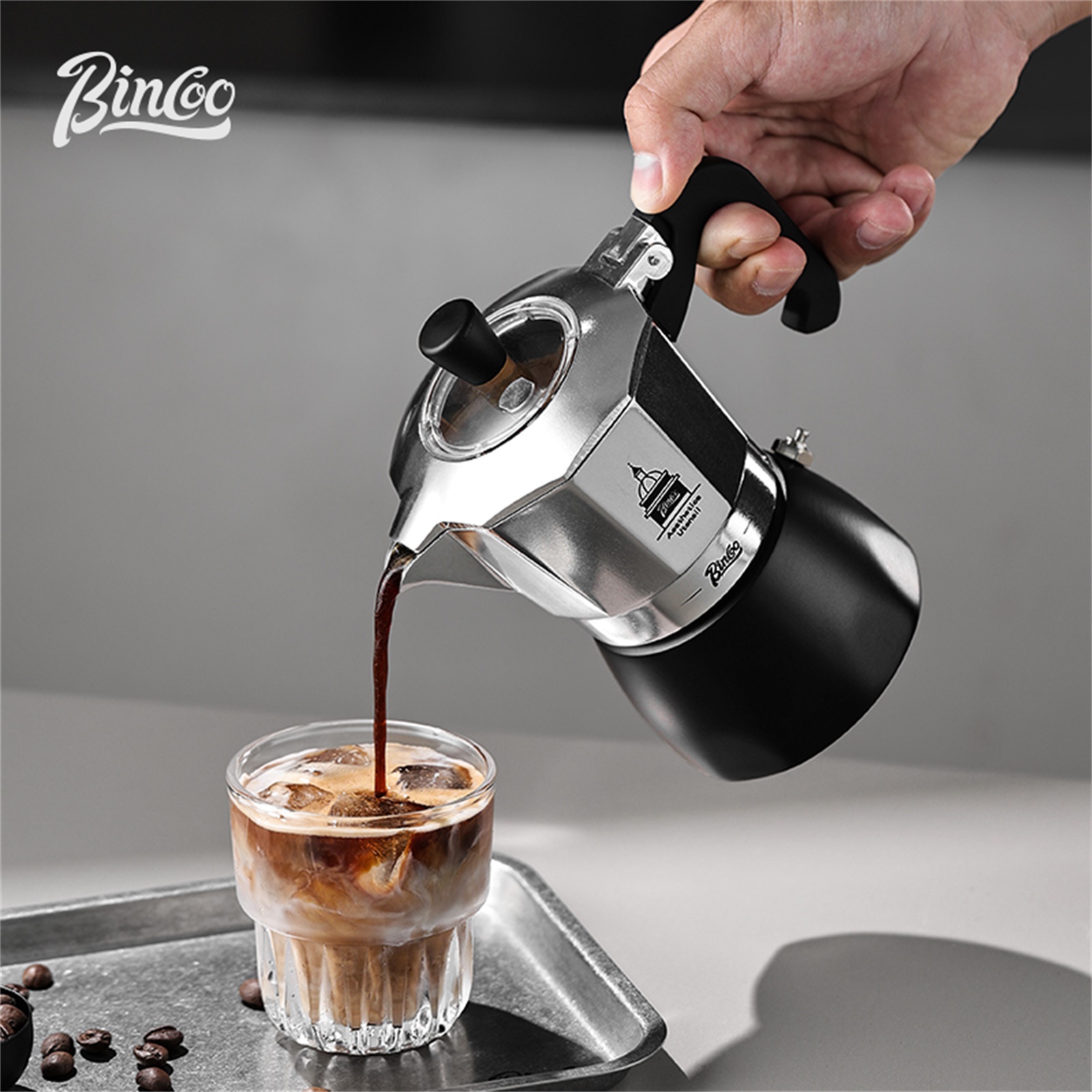 BINCOO Double Valve Moka Pot，E - Coffee Equipment Espresso recension och pris