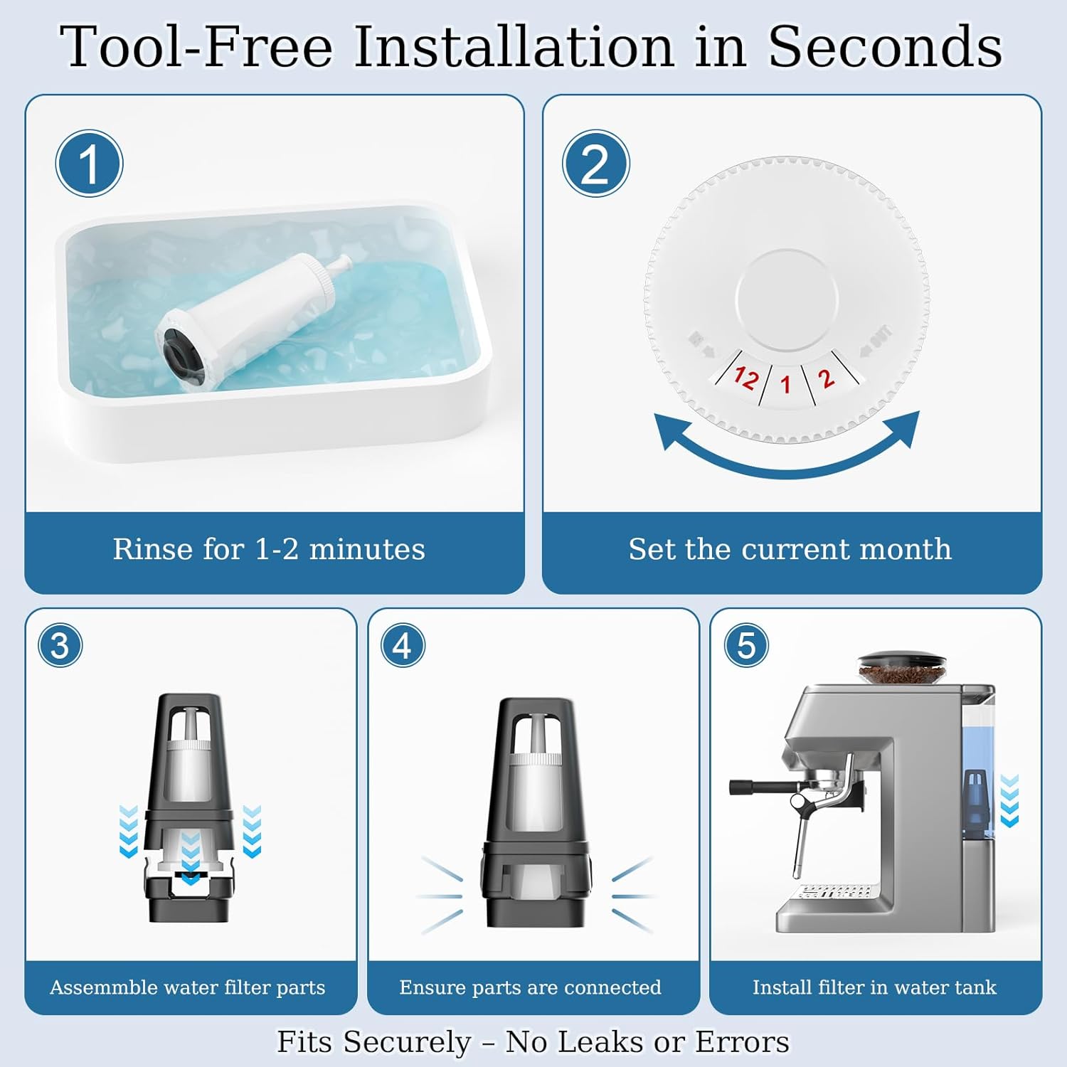 Replacement Water Filter for B - Breville Espresso Barista Touch recension och pris