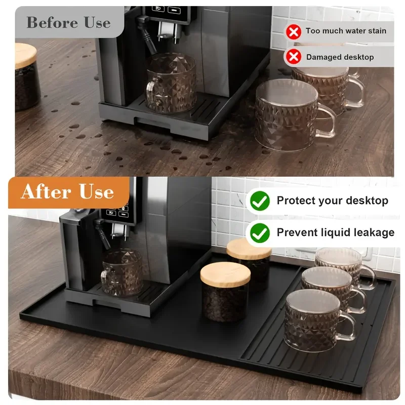 2-in-1 Silicone Coffee Bar Mat - Coffee Equipment Organizer recension och pris