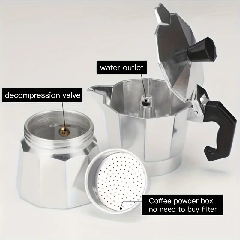 Classic Aluminum Moka Pot 50-3 - Coffee Equipment Espresso recension och pris