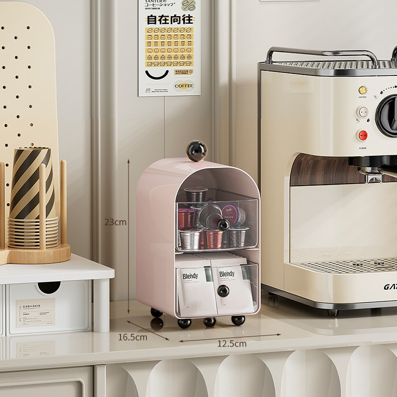Creamy Coffee Capsule Organize - Coffee Equipment Organizer recension och pris