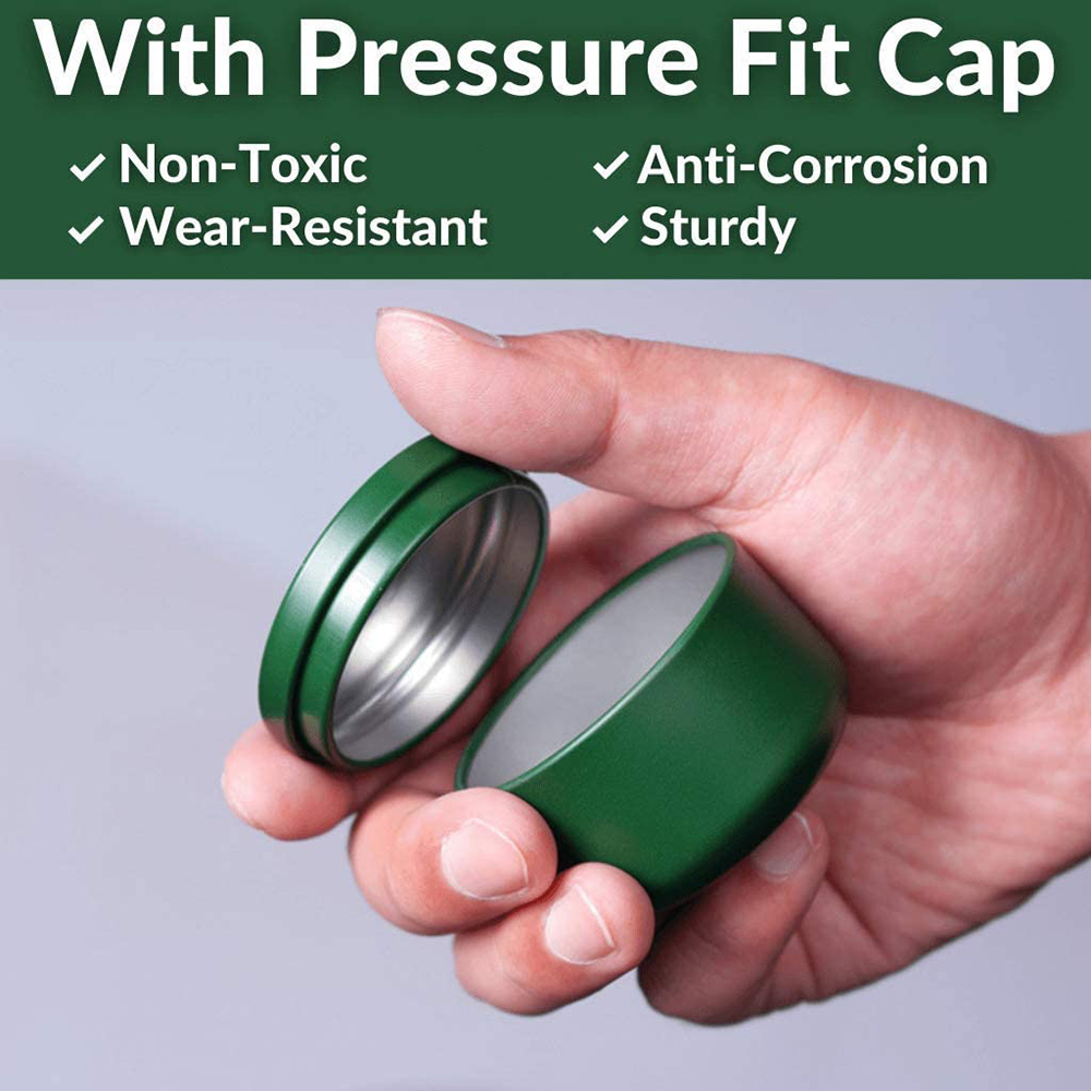 Tea Can with Airtight Lids Tin - Coffee Equipment Organizer recension och pris